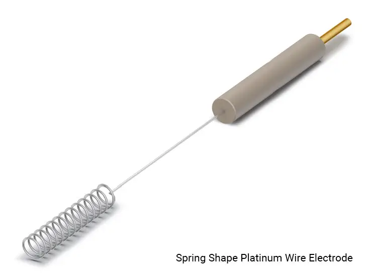 Platinum Spring Electrode (0.5mm, Customization also provide)
