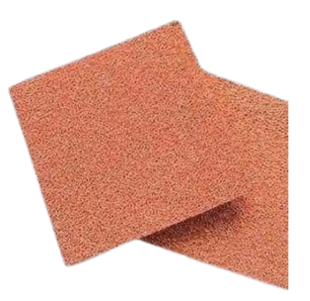 Copper Foam (100x100x2mm, 110 PPI) (Customization also provide)